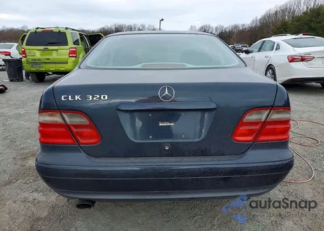 1999 Mercedes-Benz Clk 320 z USA, uszkodzony, nr VIN WDBLJ65G8XF099689